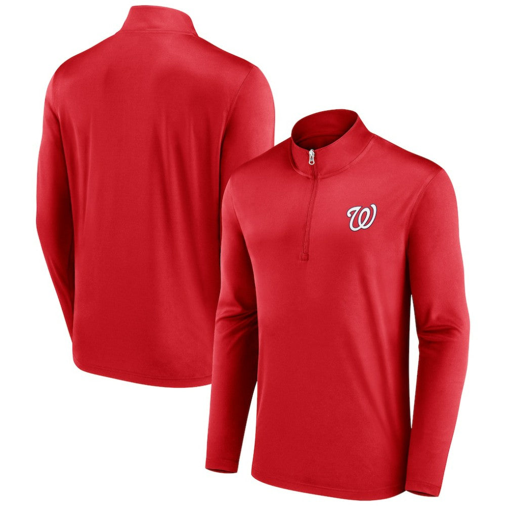 Washington Nationals Underdog Mindset Quarter-Zip Top - Red