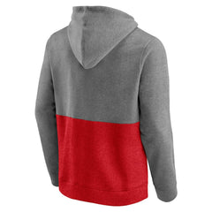 Washington Capitals Fanatics Block Party Classic Arch Signature Pullover Hoodie Heathered Gray/Red