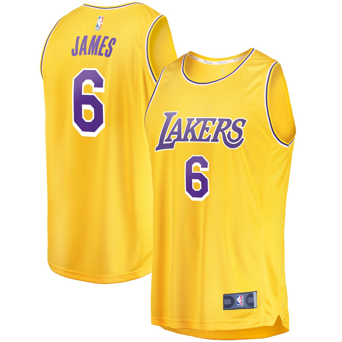 LeBron James Los Angeles Lakers #6 Fast Break Replica Player Jersey Gold - Icon Edition | Fanatics on sale