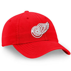Detroit Red Wings Fanatics Core Primary Logo Adjustable Hat Red