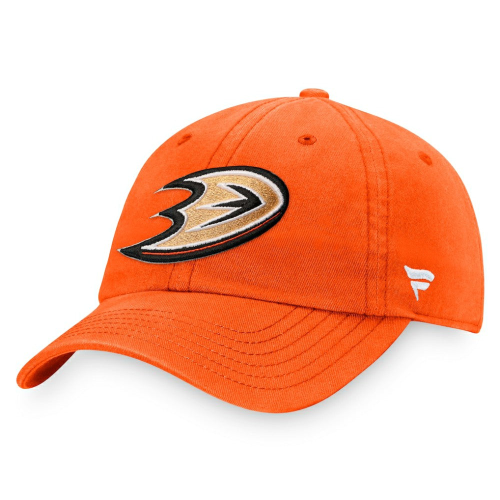 Anaheim Ducks Fanatics Core Primary Logo Adjustable Hat Orange