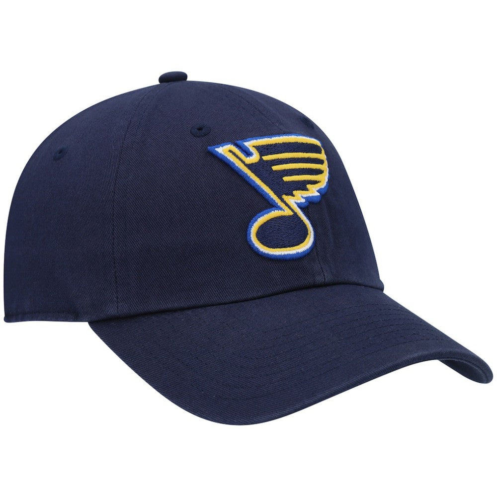 St. Louis Blues Fanatics Core Primary Logo Adjustable Hat Navy