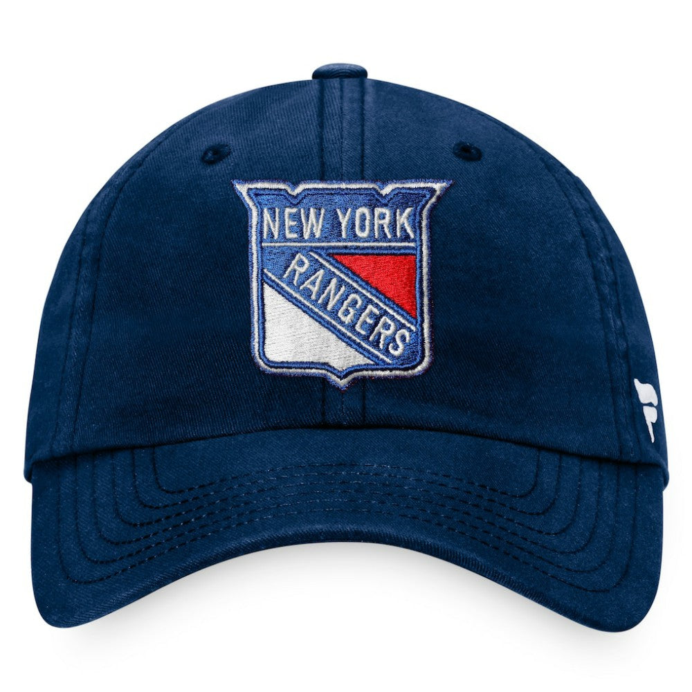 New York Rangers Fanatics Core Primary Logo Adjustable Hat Navy