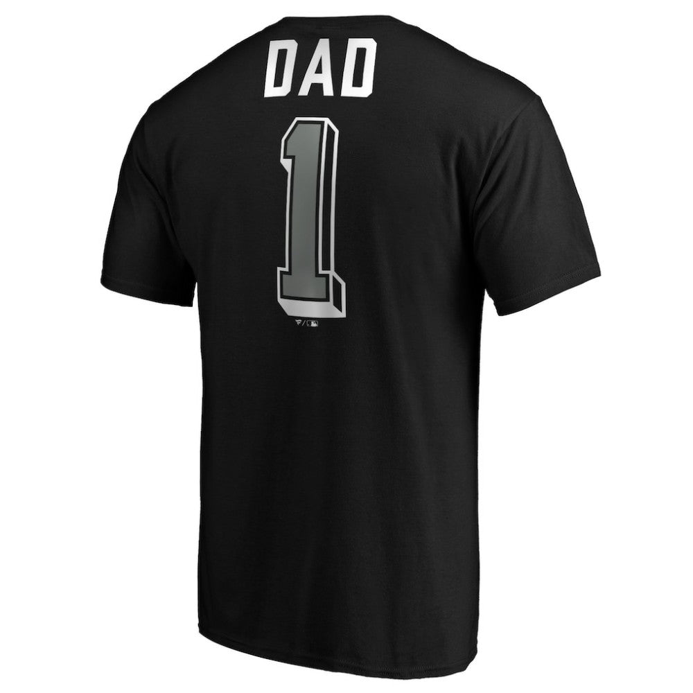 Chicago White Sox Number One Dad Team T-Shirt - Black