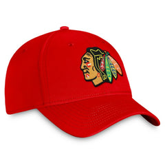 Chicago Blackhawks Fanatics Core Primary Logo Flex Hat Red