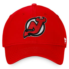New Jersey Devils Fanatics Core Primary Logo Flex Hat Red