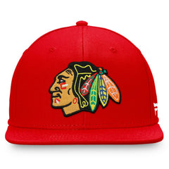 Chicago Blackhawks Fanatics Primary Logo Snapback Hat Red