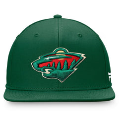 Minnesota Wild Fanatics Primary Logo Snapback Hat Green