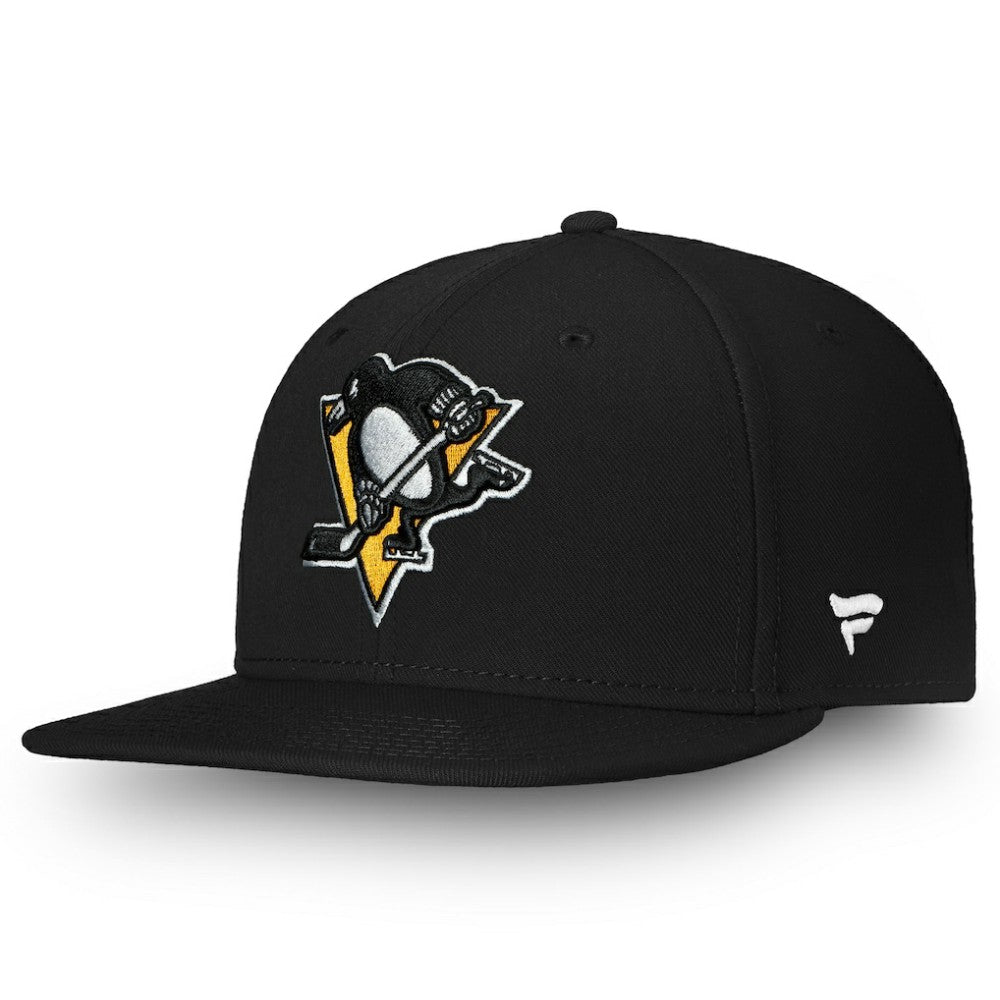Pittsburgh Penguins Fanatics Primary Logo Snapback Hat Black
