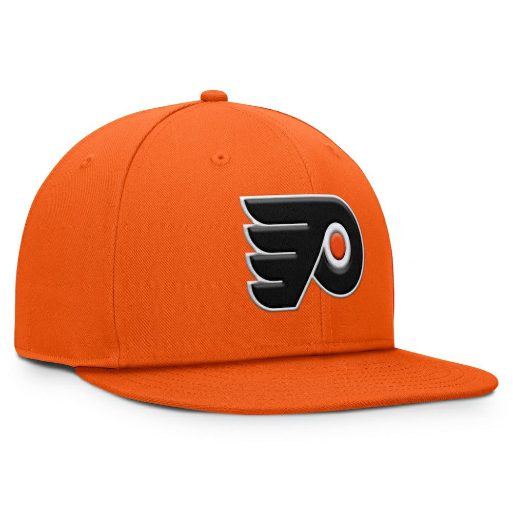 Philadelphia Flyers Fanatics Primary Logo Snapback Hat Orange