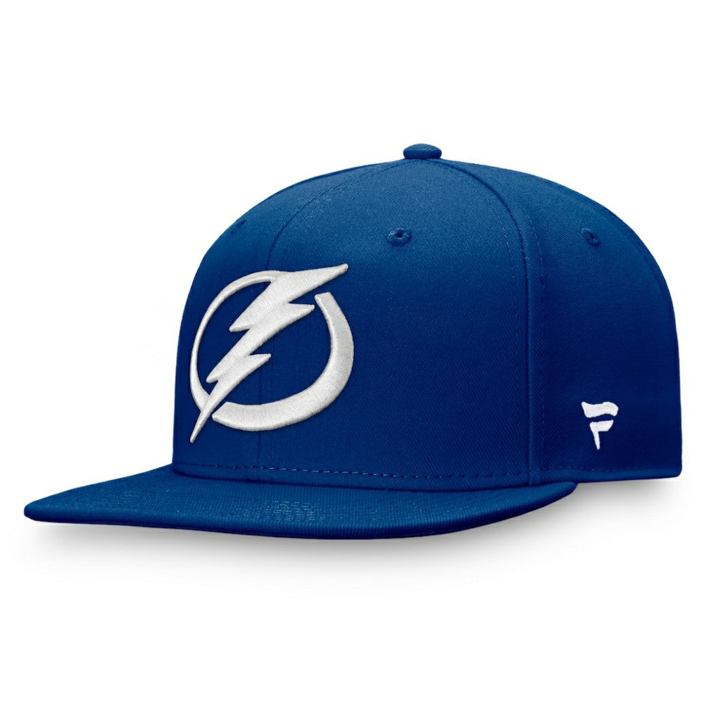 Tampa Bay Lightning Fanatics Primary Logo Snapback Hat Blue