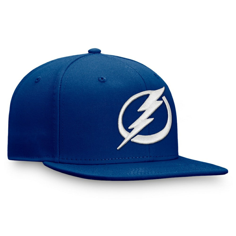 Tampa Bay Lightning Fanatics Primary Logo Snapback Hat Blue