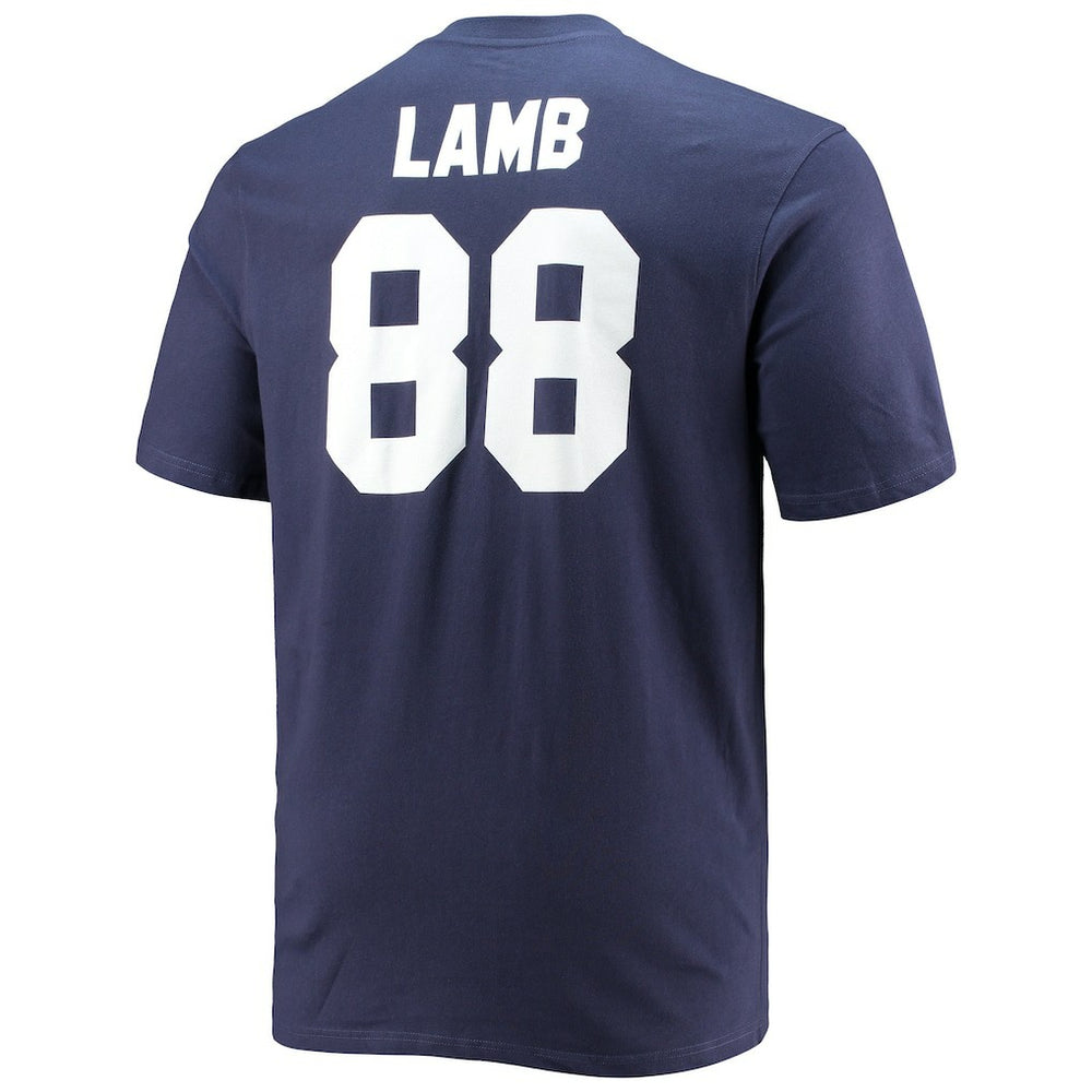 CeeDee Lamb Dallas Cowboys Big & Tall Player Name & Number T-Shirt - Navy sale