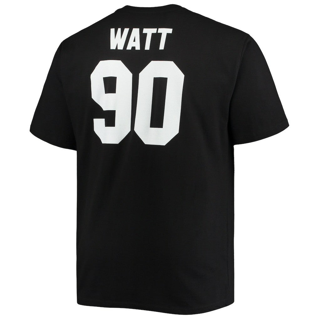T.J. Watt Pittsburgh Steelers Big & Tall Player Name & Number T-Shirt - Black on sale
