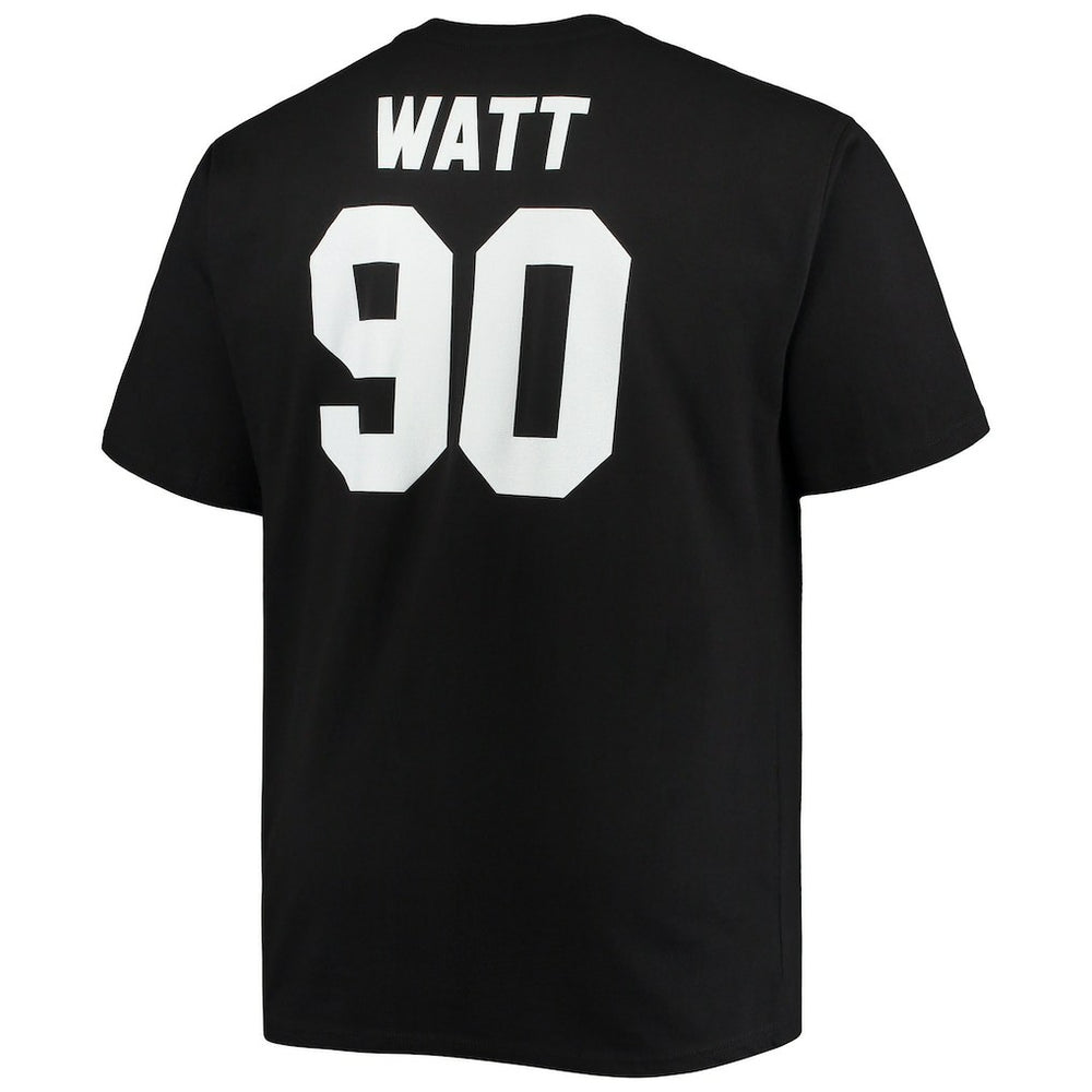 T.J. Watt Pittsburgh Steelers Big & Tall Player Name & Number T-Shirt - Black on sale
