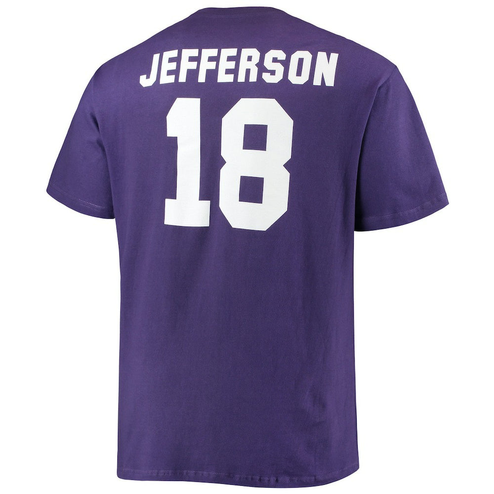 Justin Jefferson Minnesota Vikings Big & Tall Player Name & Number T-Shirt - Purple online