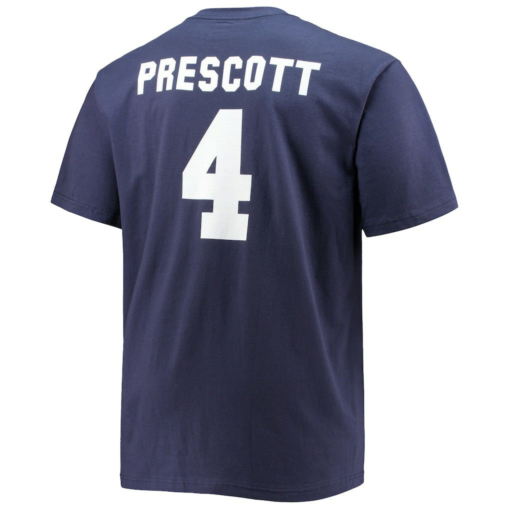 Dak Prescott Dallas Cowboys Big & Tall Player Name & Number T-Shirt - Navy discount