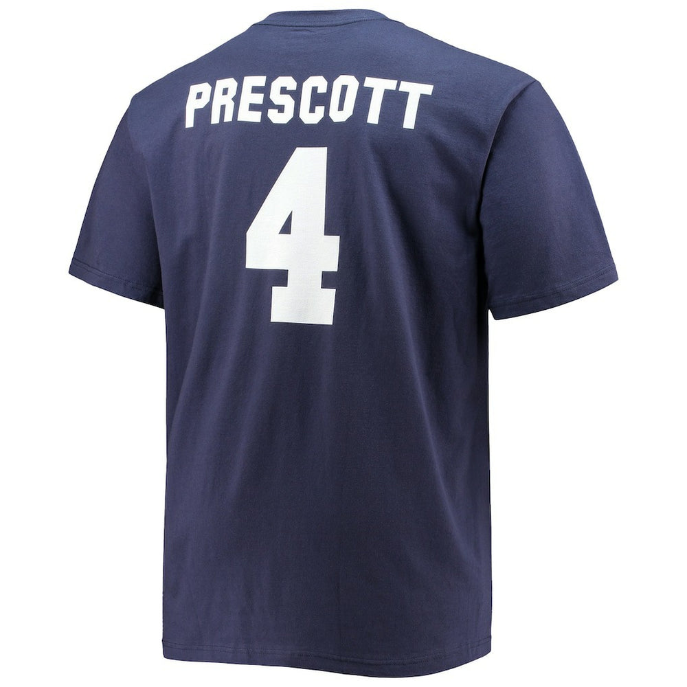 Dak Prescott Dallas Cowboys Big & Tall Player Name & Number T-Shirt - Navy discount