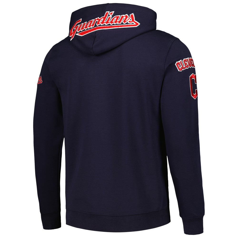 Cleveland Guardians Pro Standard Team Logo Pullover Hoodie - Navy