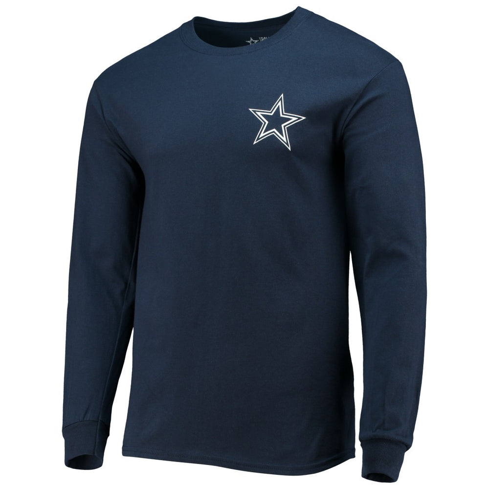 Dallas Cowboys #1 Dad Long Sleeve T-Shirt - Navy discount