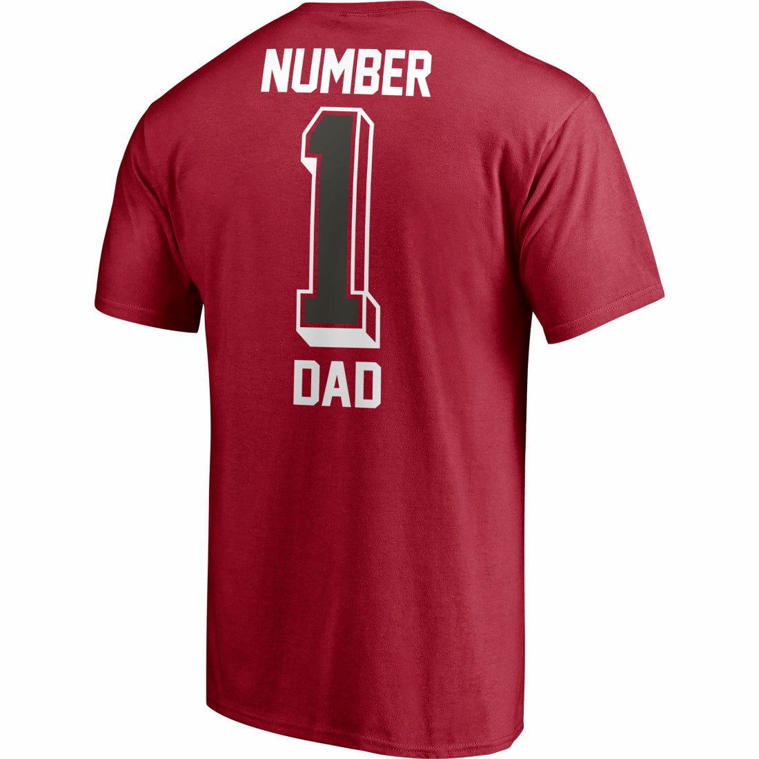 Tampa Bay Buccaneers #1 Dad T-Shirt - Red for sale
