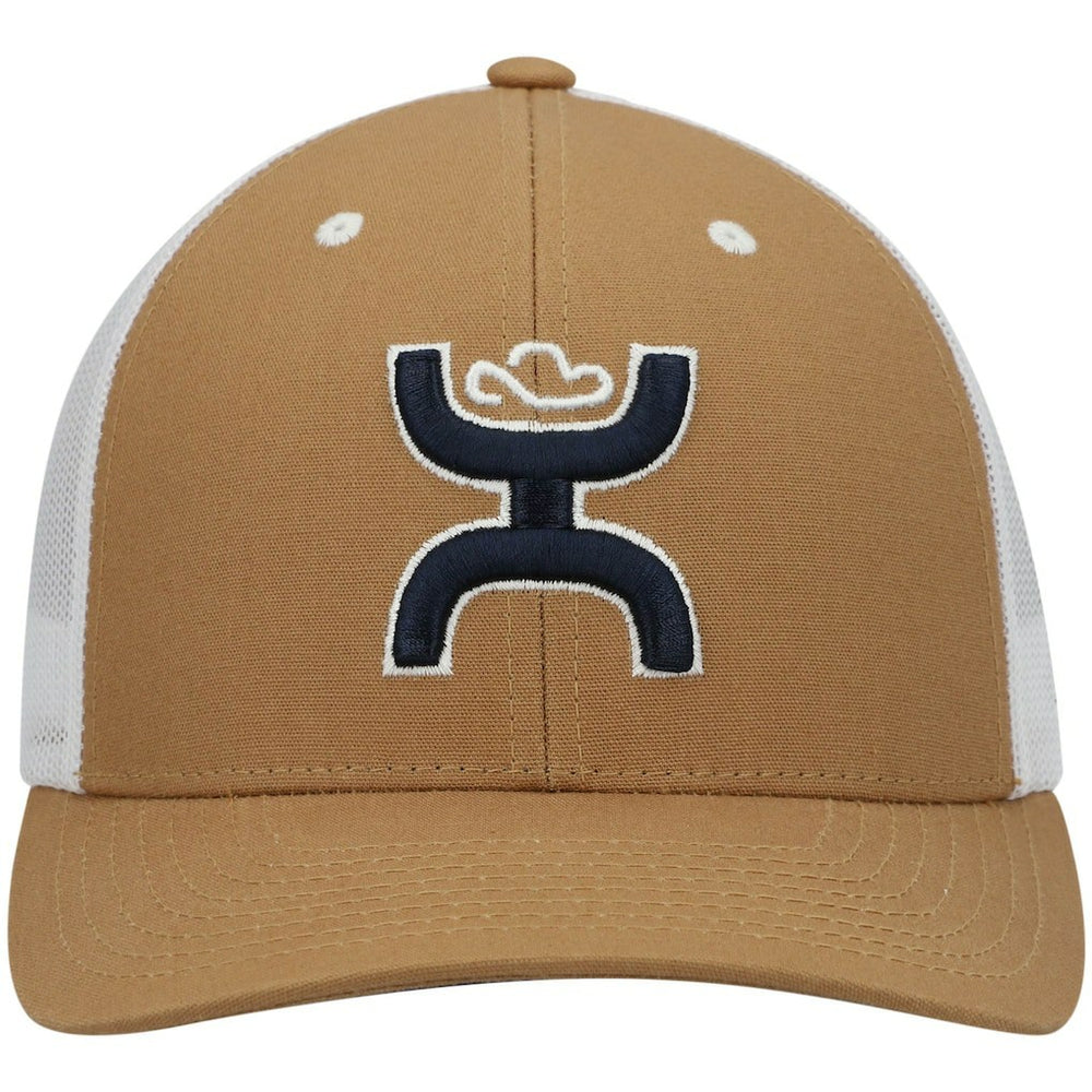 Dallas Cowboys HOOey Logo Trucker Snapback Hat - Tan/White online