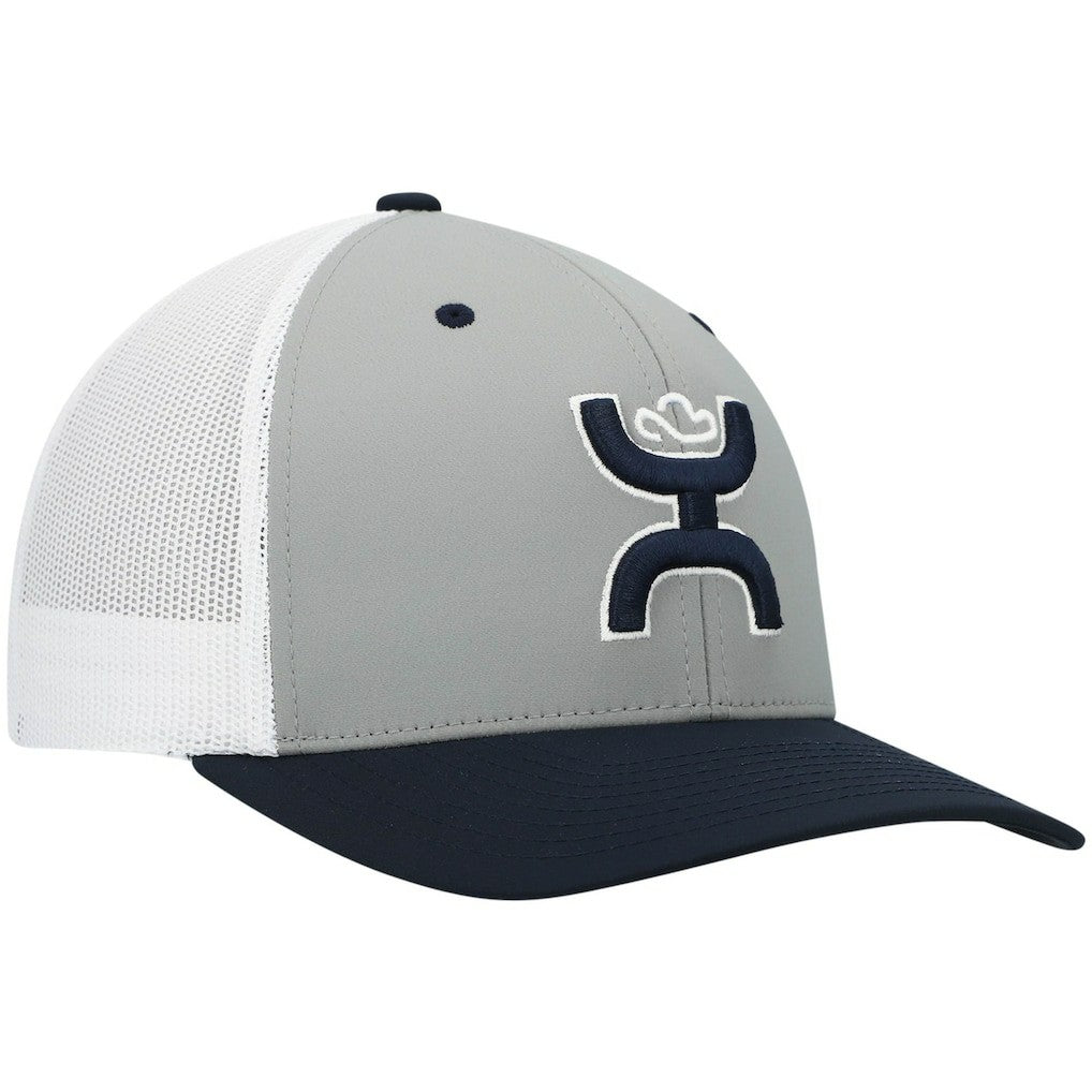 Dallas Cowboys HOOey Tri-Color H Trucker Snapback Hat - Gray/Navy outlet