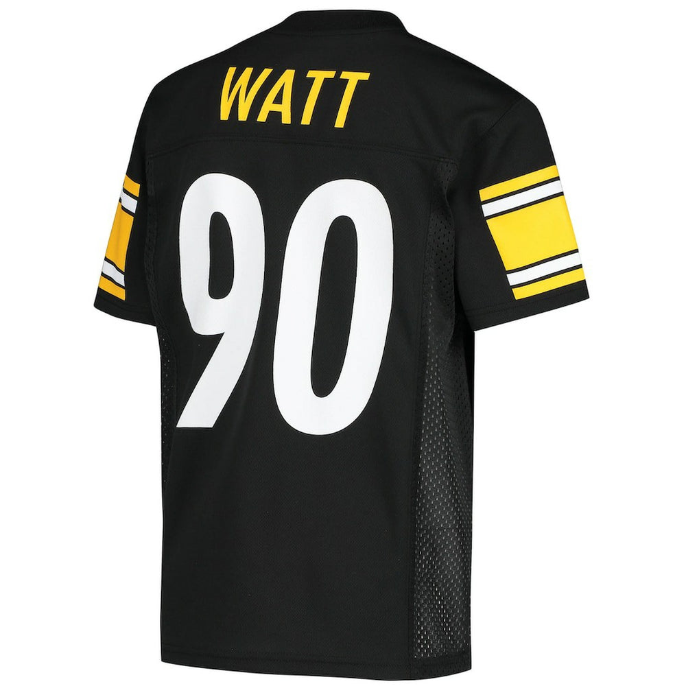 T.J. Watt Pittsburgh Steelers Youth Replica Player Jersey - Black sale