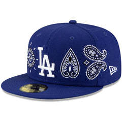 Los Angeles Dodgers Paisley Elements 59FIFTY Fitted Hat - Royal | New Era