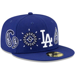 Los Angeles Dodgers Paisley Elements 59FIFTY Fitted Hat - Royal | New Era