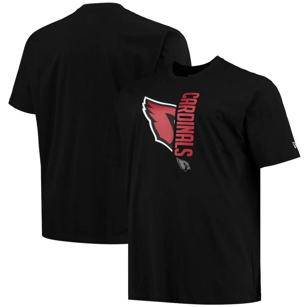 Arizona Cardinals New Era Big & Tall 2-Hit T-Shirt - Black discount