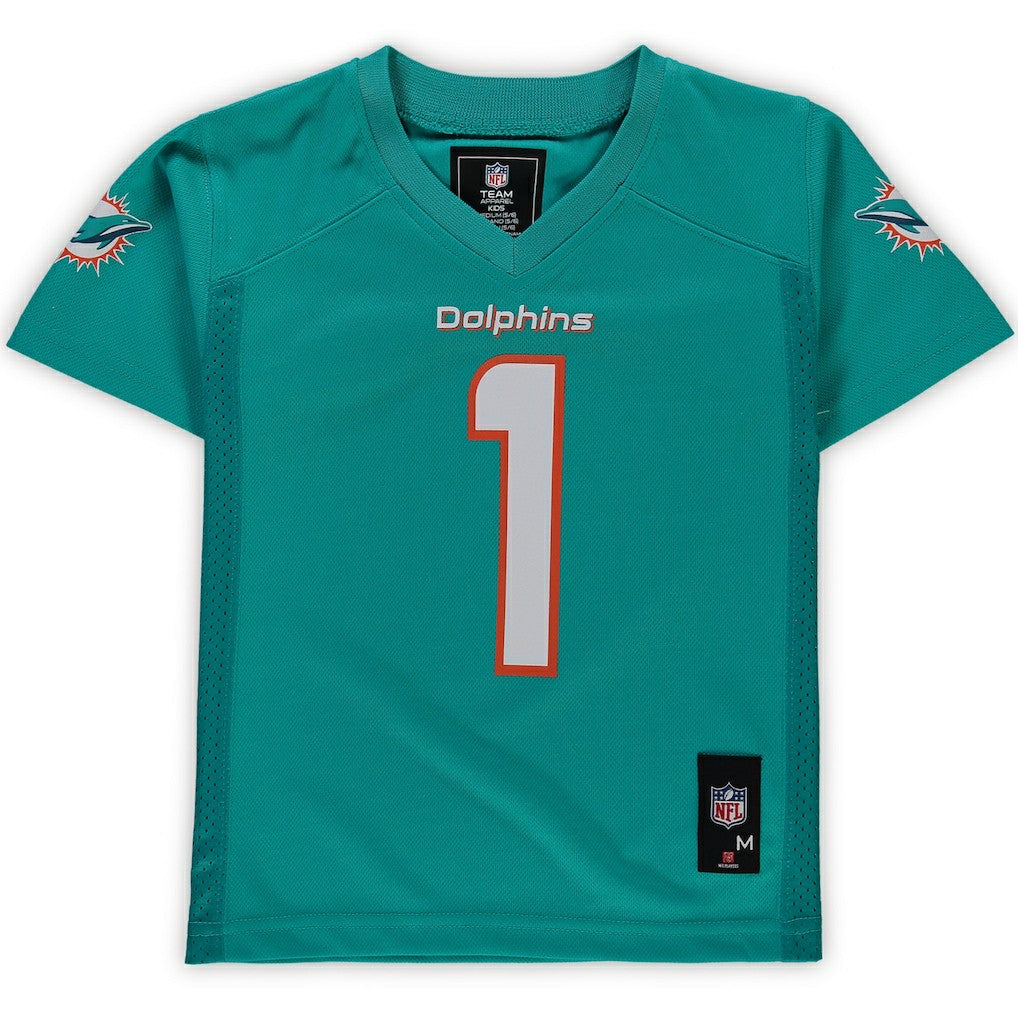 Tua Tagovailoa Miami Dolphins Preschool Replica Player Jersey - Aqua on sale
