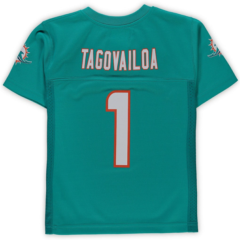 Tua Tagovailoa Miami Dolphins Preschool Replica Player Jersey - Aqua on sale