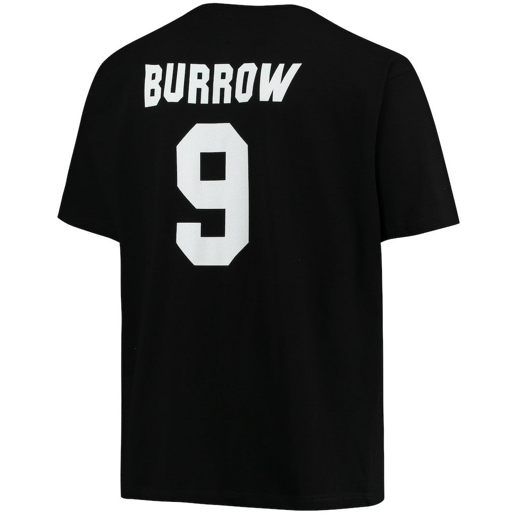 Joe Burrow Cincinnati Bengals Big & Tall Player Name & Number T-Shirt - Black cheap
