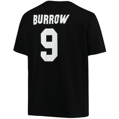 Joe Burrow Cincinnati Bengals Big & Tall Player Name & Number T-Shirt - Black cheap