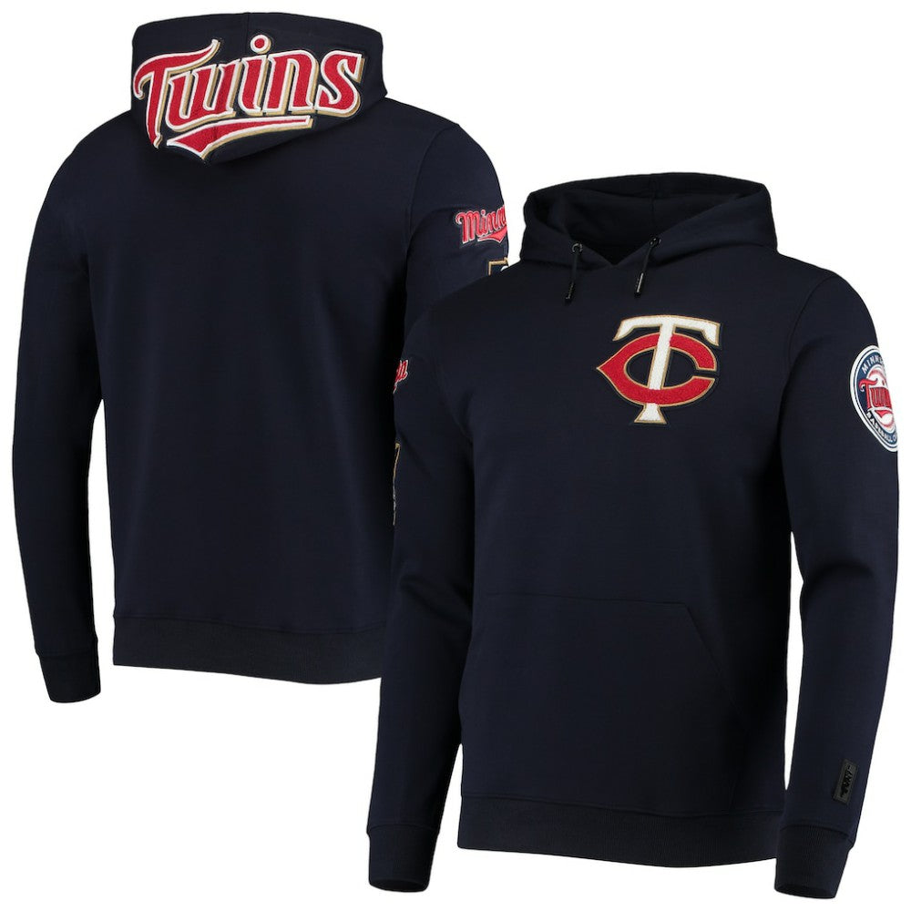 Minnesota Twins Pro Standard Team Logo Pullover Hoodie - Navy