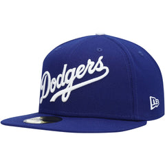 Los Angeles Dodgers White Logo 59FIFTY Fitted Hat - Royal | New Era