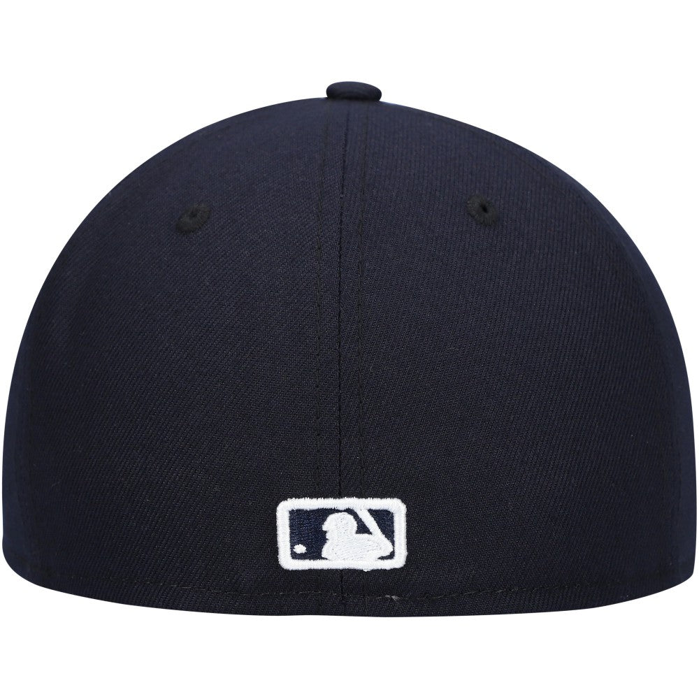 Milwaukee Brewers White Logo 59FIFTY Fitted Hat - Navy | New Era