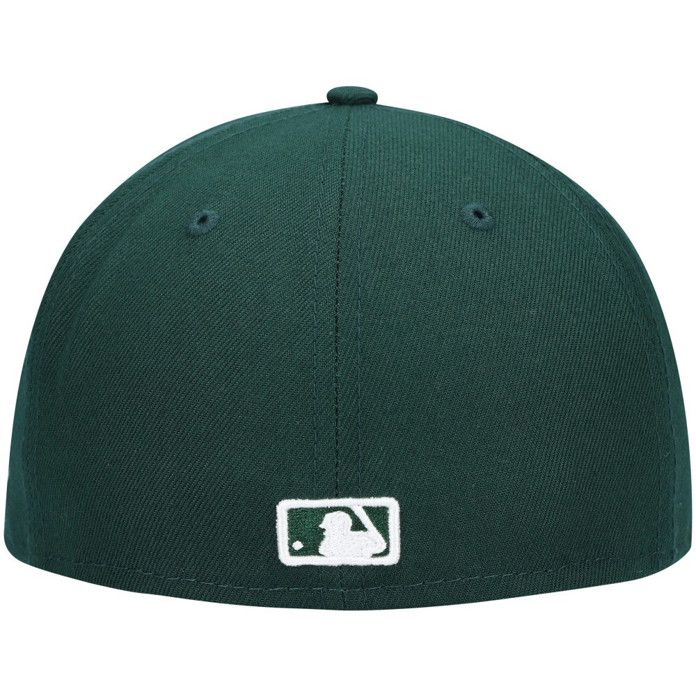 Milwaukee Brewers White Logo 59FIFTY Fitted Hat - Green | New Era