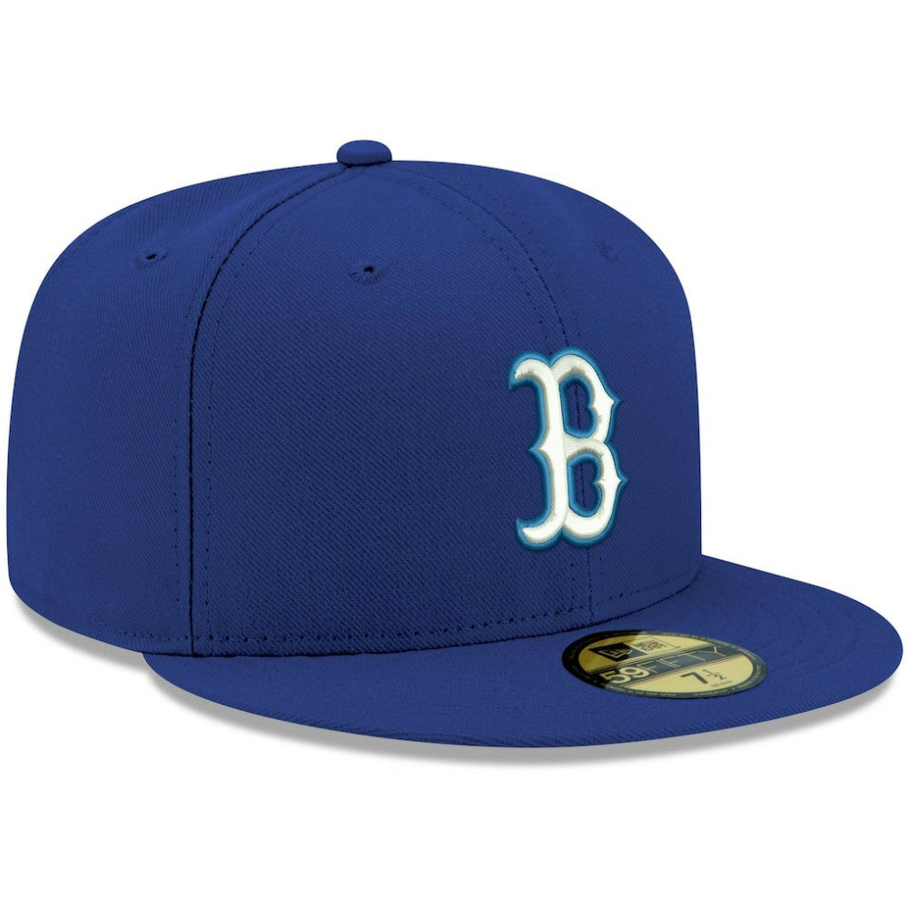 Boston Red Sox White Logo 59FIFTY Fitted Hat - Royal | New Era