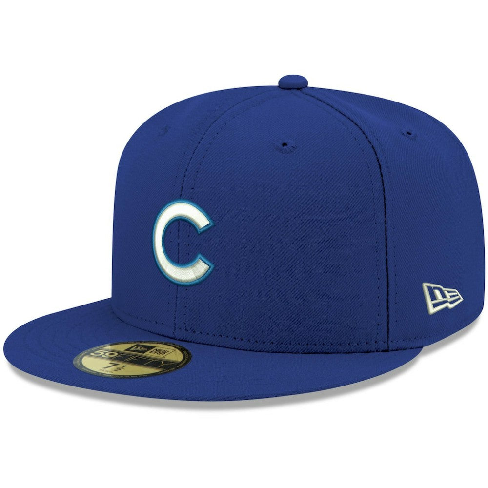 Chicago Cubs White Logo 59FIFTY Fitted Hat - Royal | New Era