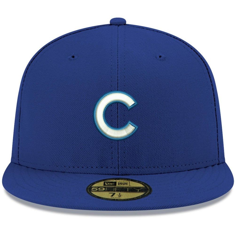 Chicago Cubs White Logo 59FIFTY Fitted Hat - Royal | New Era