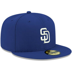 San Diego Padres White Logo 59FIFTY Fitted Hat - Royal | New Era