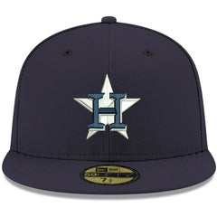 Houston Astros White Logo 59FIFTY Fitted Hat - Navy | New Era