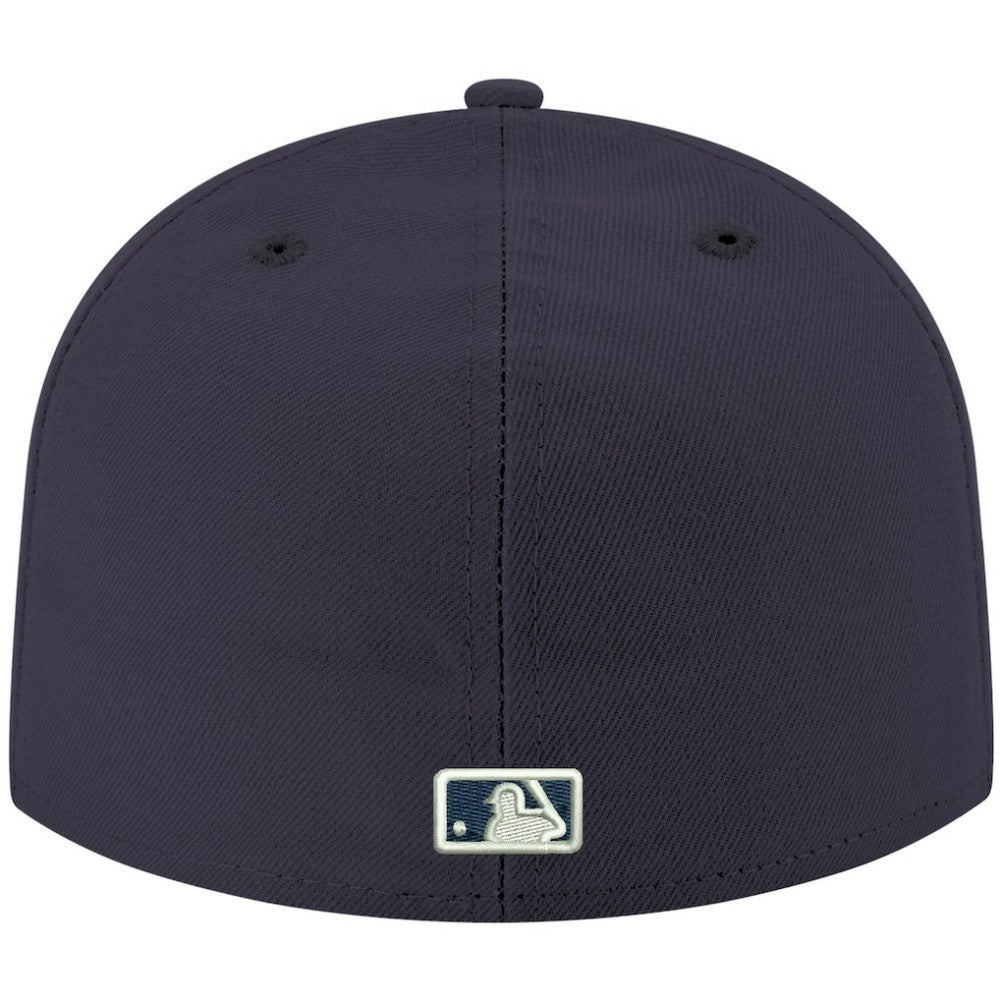 Cincinnati Reds White Logo 59FIFTY Fitted Hat - Navy | New Era
