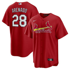 Nolan Arenado St. Louis Cardinals Alternate Official Replica Player Jersey - Red | Nike