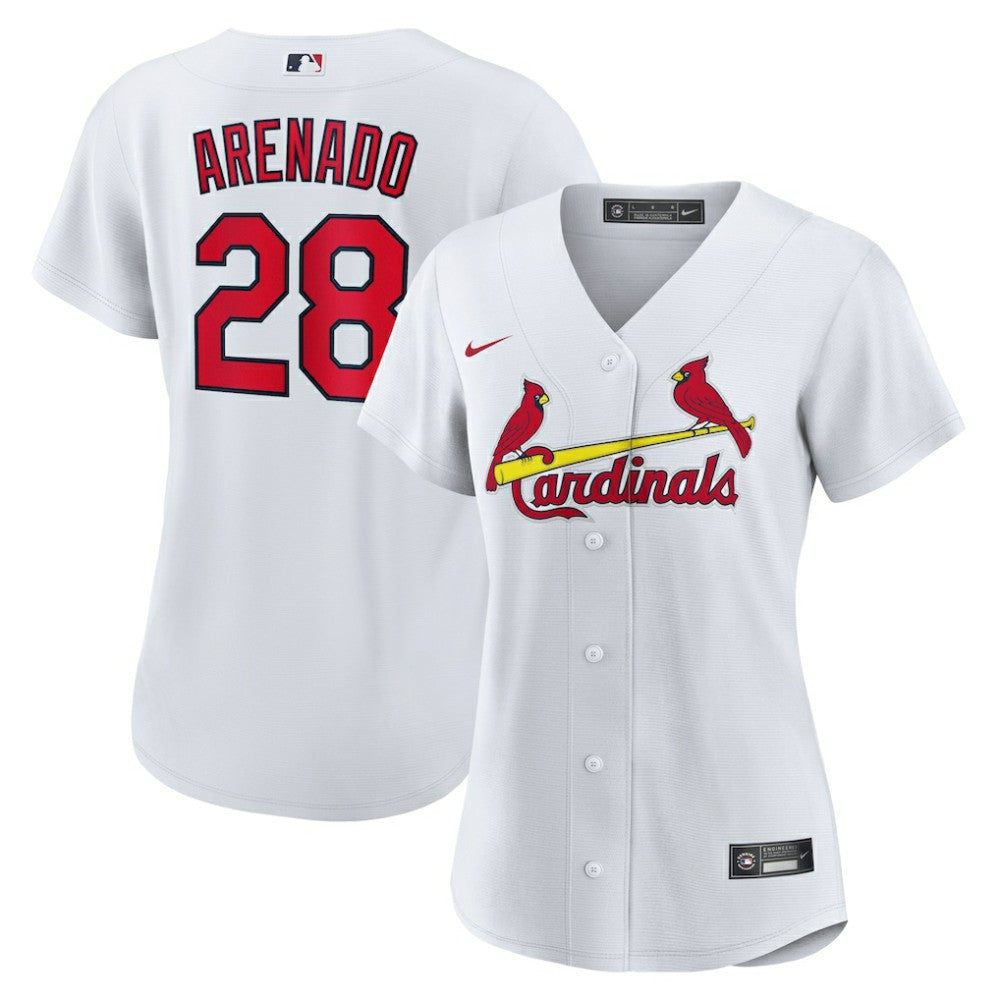 Nolan Arenado St. Louis Cardinals Women's Home Official Replica Player Jersey - White | Nike