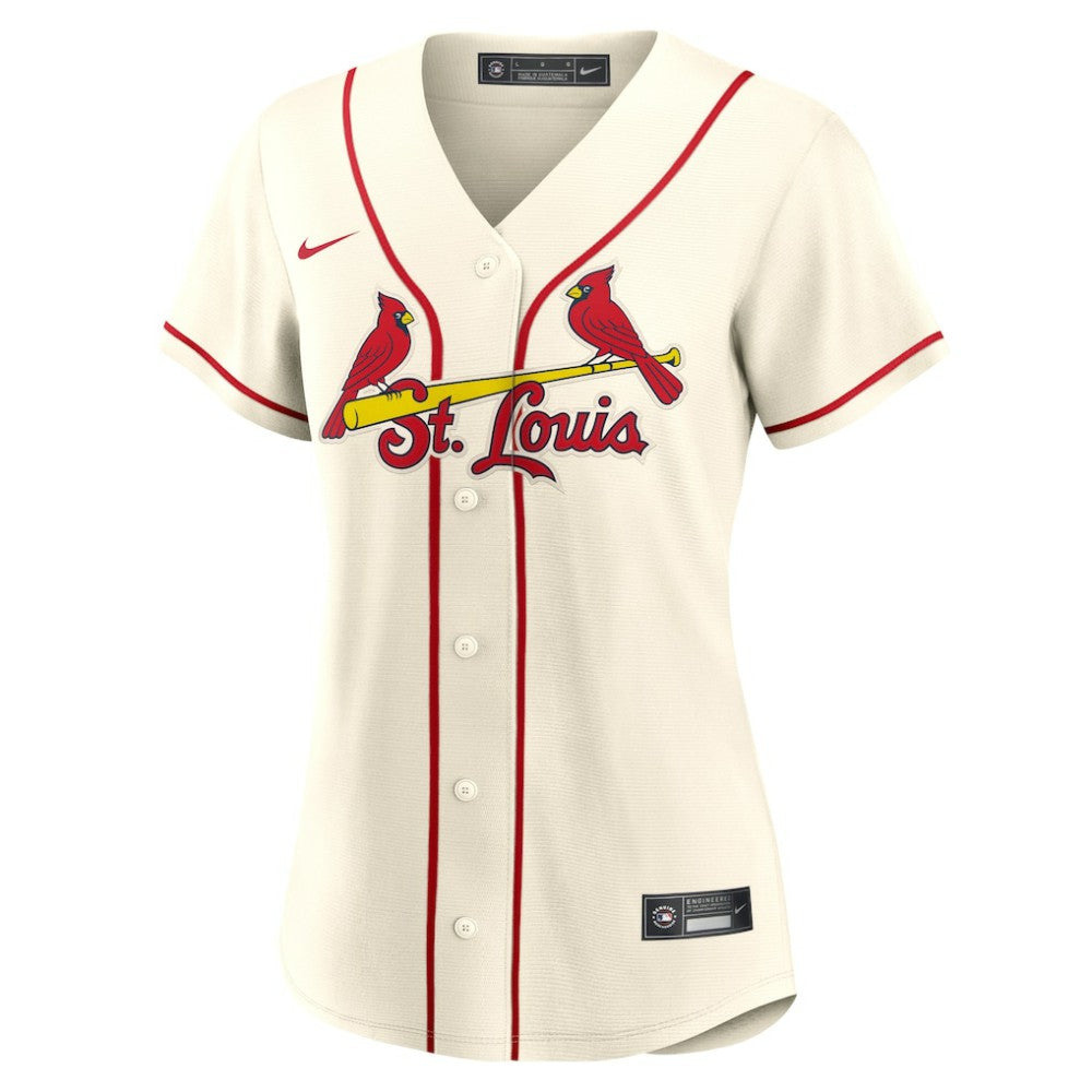 Nolan Arenado St. Louis Cardinals Women's Alternate Replica Player Jersey - Cream | Nike