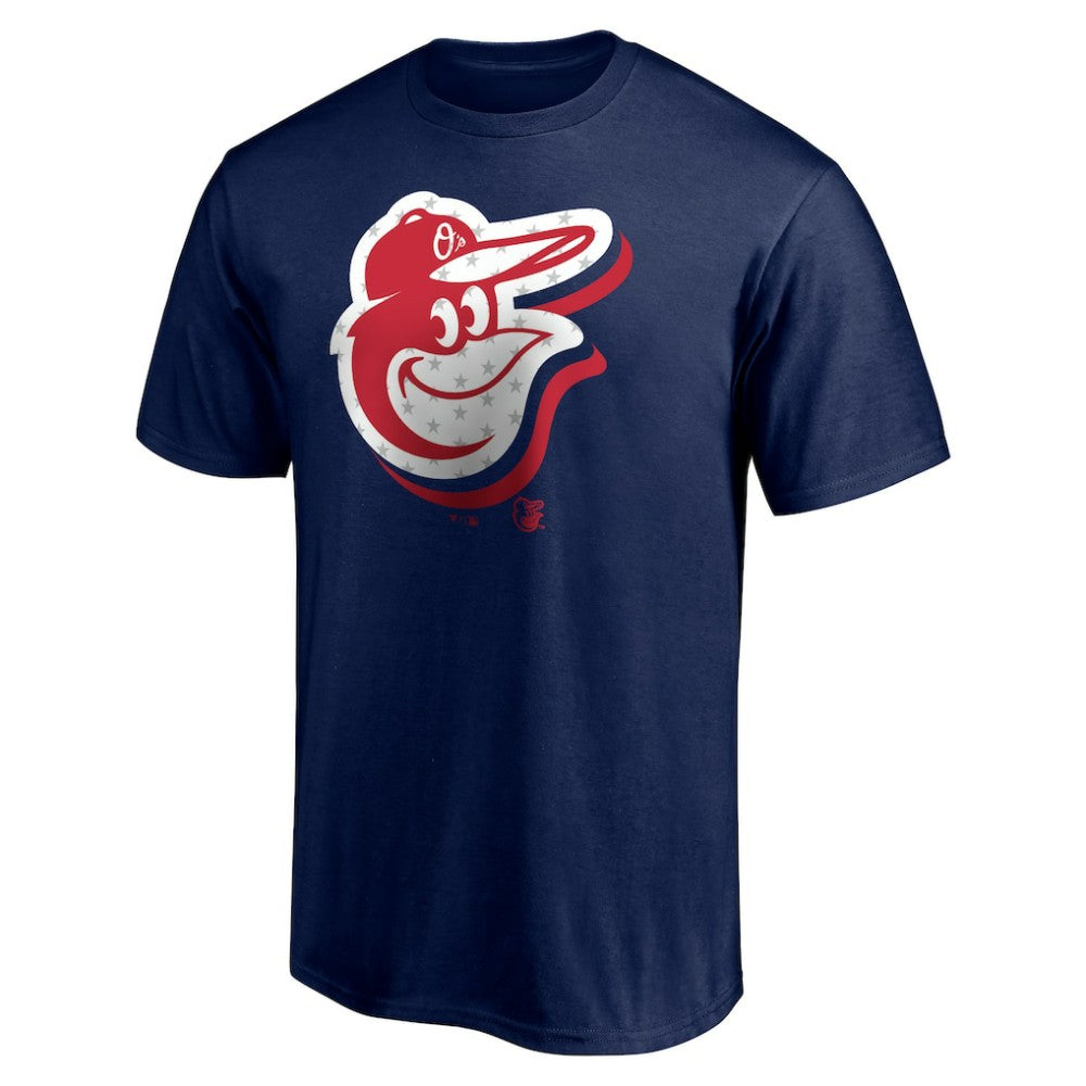 Baltimore Orioles Red White and Team T-Shirt - Navy