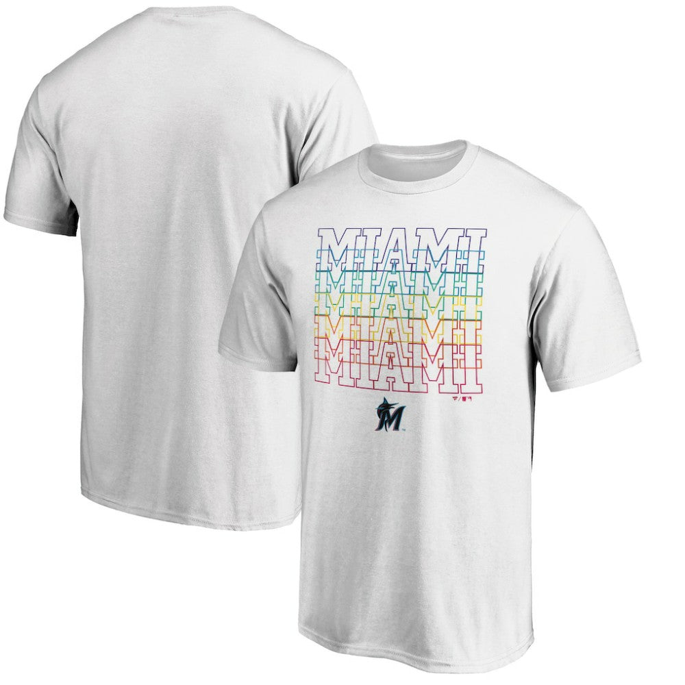 Miami Marlins City Pride T-Shirt - White